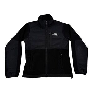 The North Face Jacket Womens Small Black Polartec Fleece Softshell Full Zip